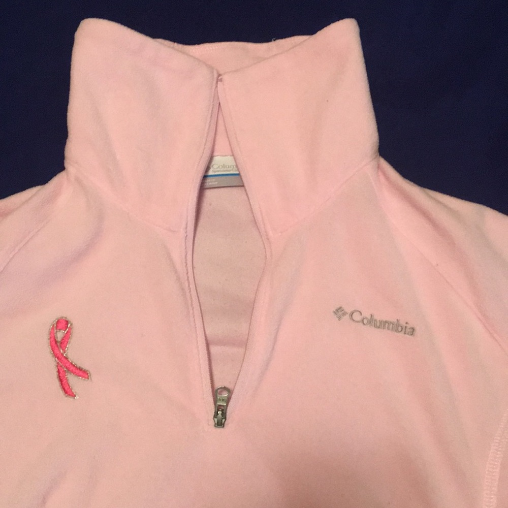 Columbia Breast Cancer Awareness 1/4 Zip Pullover